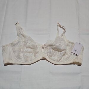 Auden Cream Lace Underwire Bra 42D
